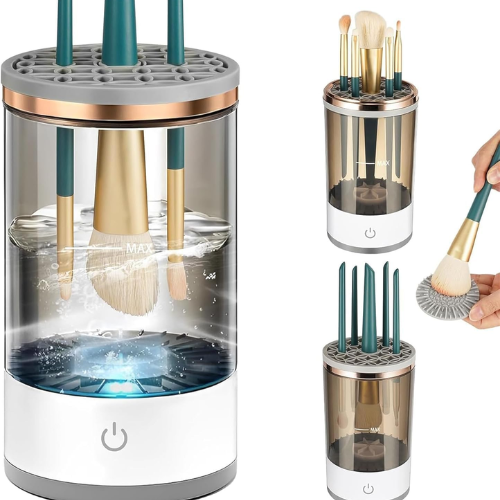 Electric Makeup Brush Cleaner – USB Automatic Brush