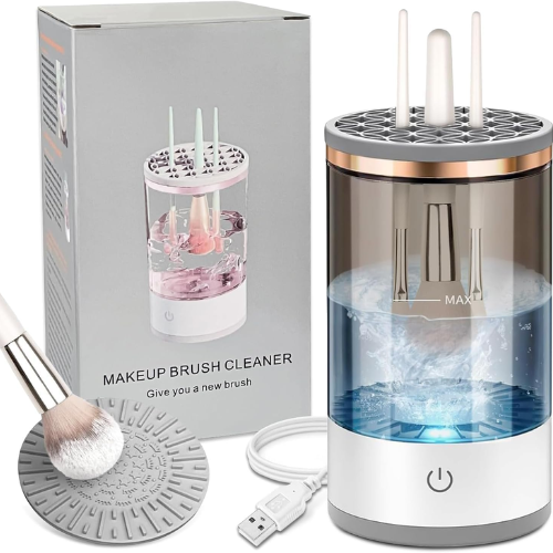 Electric Makeup Brush Cleaner – USB Automatic Brush
